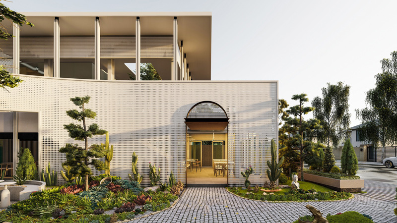 Thiết kế quán cafe theo phong cách ECO