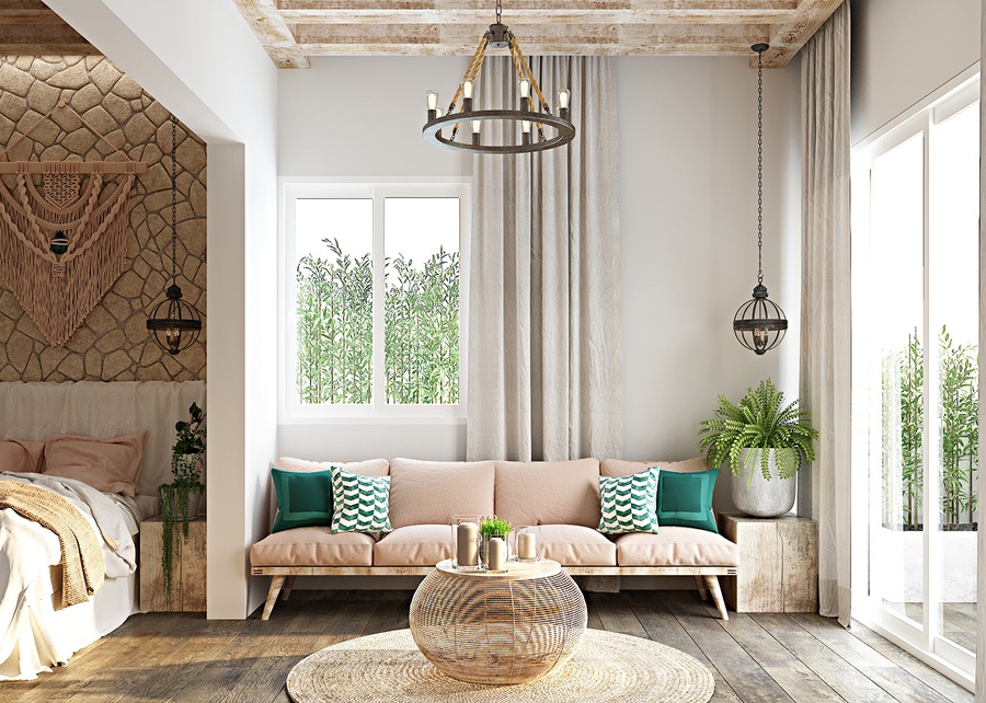 Phong cách rustic hiện đại 3