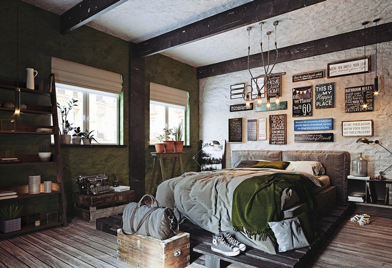 Thiết kế phòng ngủ phong cách Vintage